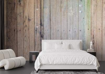 Abstract antique wood texture grunge background Wall mural