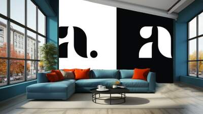 letter a monogram vector logo design Wall mural