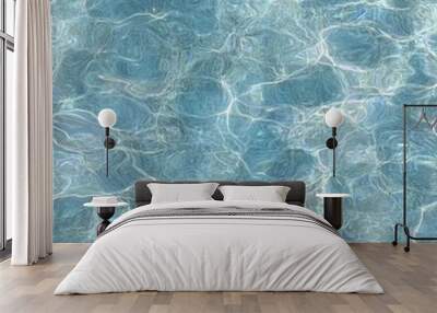 Photo of a seamless texture of calm lake water Wall mural