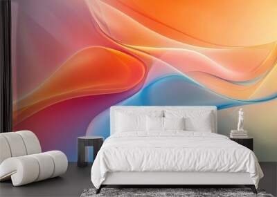 abstract gradient background. modern, futuristic design, wallpaper, banner, flyer Wall mural