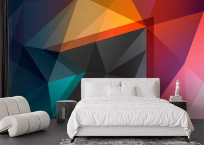 Abstract geometric background Wall mural