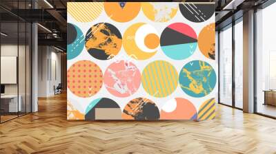 Abstract modern geometric background Wall mural