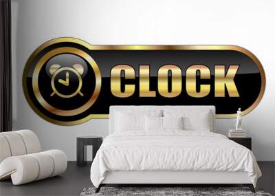 *vektortextbutton11 Wall mural