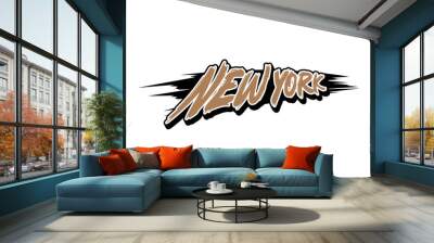 Streetwear design graphic / T shirt Design Wall mural