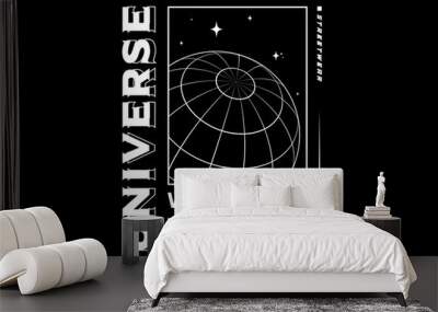 Streetwear Design / T Shirt Design Wall mural