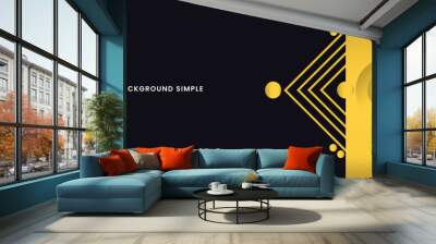 Abstract Baground illustration design combined with two stunning and elegant colors Wall mural