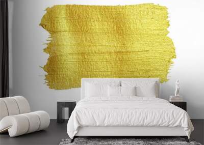 abstract gold texture on white paper Wall mural