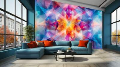 abstract colorful background Wall mural