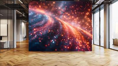 Digital Superhighway: Intergalactic Data Nexus Wall mural