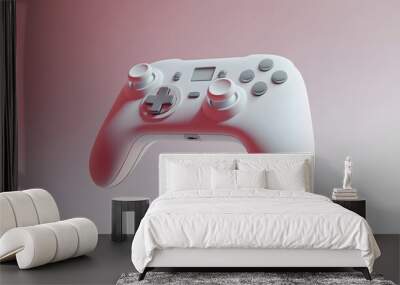 Whimsical Controller Soaring in a Painted Sky Wall mural