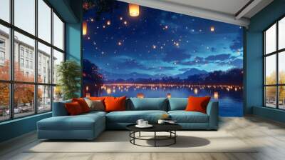 anime theme for background, nice for wallpaper Wall mural