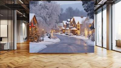 nice theme of xmas for greeting card Wall mural