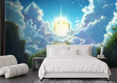 the way to go to heaven Wall mural