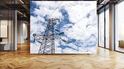 High voltage pole Wall mural