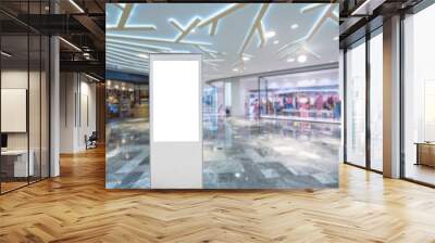 light box with luxury shopping mall Wall mural