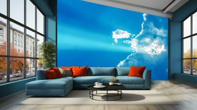 Sky clouds Wall mural