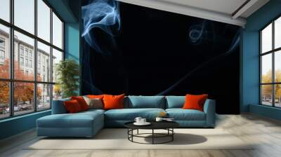 abstract smoke background Wall mural