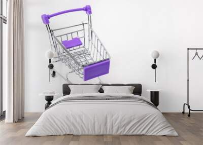 Supermarket Shopping Cart Simulation Wall mural