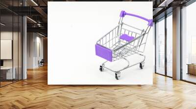 Supermarket Shopping Cart Simulation Wall mural