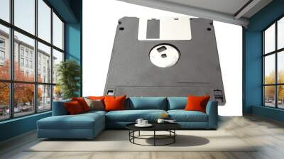 floppy disk isolated on white background Wall mural