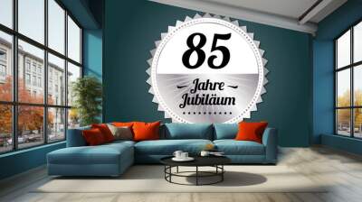 85 Jahre Jubiläum Modern Wall mural