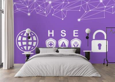 Concept of hse Wall mural