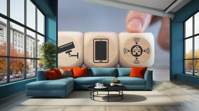 Concept of smart home Wall mural