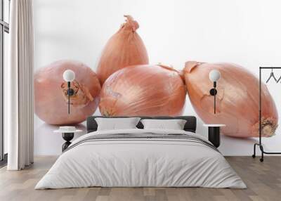 Fresh shallots Wall mural