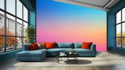 Abstract Colorful Gradient Background Wall mural