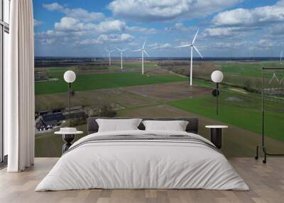 Aerial wind generator Wall mural