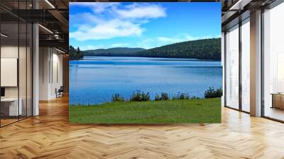 A summer camp setting on an alpine lake in Northern Michigan. Wall mural