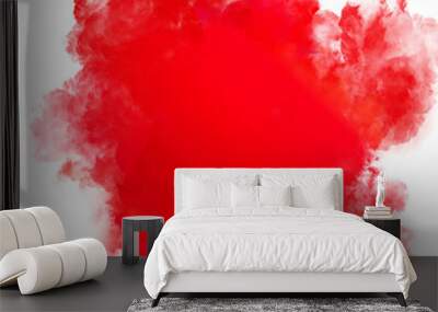 Easy-to-use colored smoke Wall mural