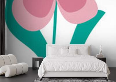 Flower Illustration Wall mural