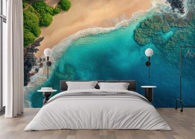 Maui, Hawaii, tropical island, paradise, ocean, vacation photo, typical place Wall mural