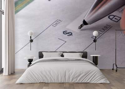 checkbook 1 Wall mural