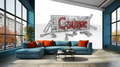 Black bean   design  build  text construction kit '' Wall mural