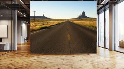 road in the desert Wall mural