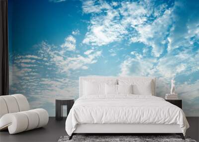 ์Nature background of the bright sky and morning dawn. Wall mural