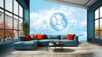 abstract background for cosmetics product Wall mural