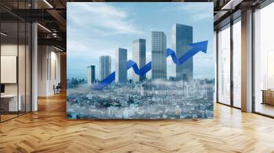 business growth concept Wall mural