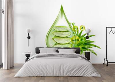 essential of aloe vera serum Wall mural