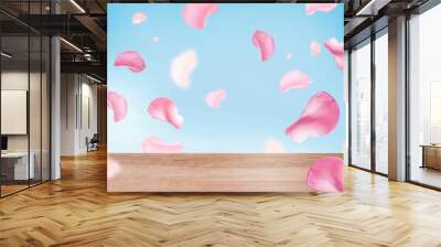 flower blooming Wall mural