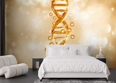 gold molecule gold chromosome Wall mural