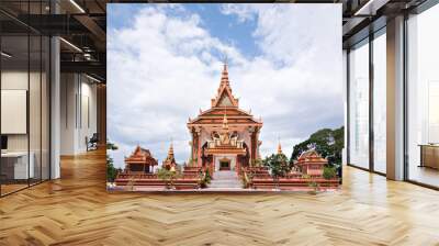 Buddhist Temple in Cambodia Wall mural