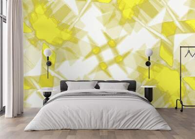 Pattern tile, ornate geometric pattern and abstract colored background Wall mural