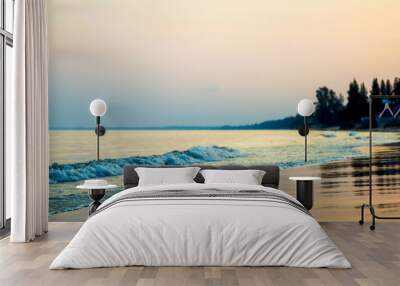 sunrise on the beach Wall mural