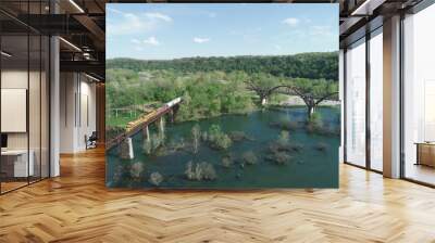 2 bridges  Wall mural