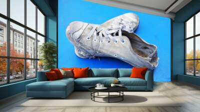 The dirty shoes after using long time Wall mural