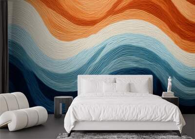 color pattern design on background Wall mural