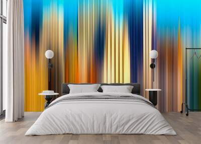 Abstract colorful blurred background graphic design element Wall mural